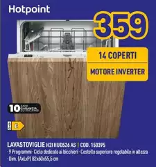 Hotpoint - Lavastoviglie H2I HUD526 AS