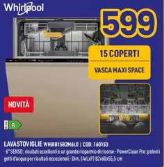 Whirlpool - Lavastoviglie WH8IB15B2M6L0