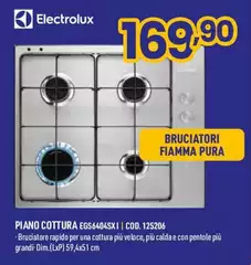 Electrolux - Piano Cottura EGS6404SX