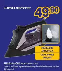 Rowenta - Ferro A Vapore DW4345