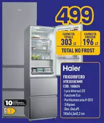 Haier - Frigorifero HTR3518ENMX