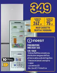 Indesit - Frigorifero INKS 8261 S4E