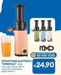 Mxd - Estrattore Elettrico ''Spremoli''