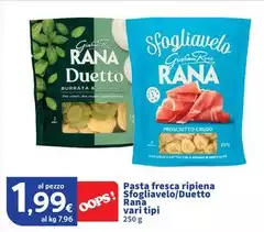 Rana - Pasta Fresca Ripiena Sfogliavelo/Duetto