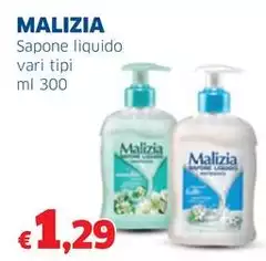 Malizia - Sapone Liquido