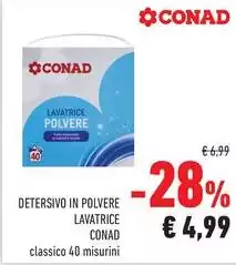 Conad - Detersivo In Polvere Lavatrice