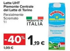 Piemonte - Latte Uht  Centrale Del Latte Di Torino