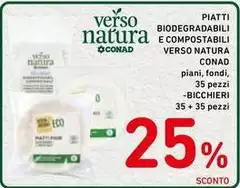 Conad - Piatti Biodegradabili E Compostabili Verso Natura
