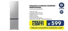 Samsung - Frigorifero Combinato RB38C600SA