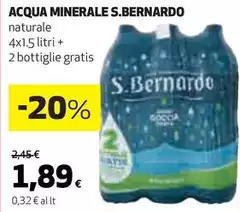 S. bernardo - Acqua Minerale
