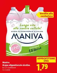 Maniva - Acqua Oligominerale Alcalina