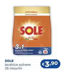 Sole - Lavatrice Polvere