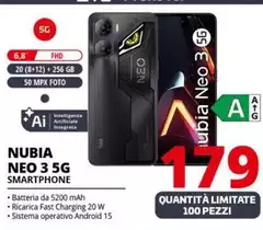 ZTE - Nubia Neo 3 5G Smartphone 