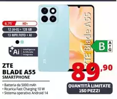 ZTE - Blade A55 Smartphone 