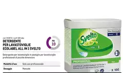 Svelto - Detergente Per Lavastoviglie Ecolabel All In 1 Svelto - Detergente Per Lavastoviglie Ecolabel All In 1