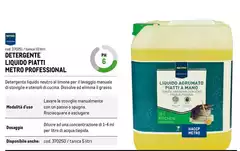 Metro Professional - Detergente Líquido Piatti