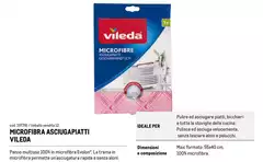 Vileda - Microfibra Asciugapiatti Vileda - Microfibra Asciugapiatti