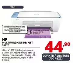 HP - Multifunzione Deskjet 2822E 