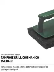 Tampone Grill Con Manico Tampone Grill Con Manico