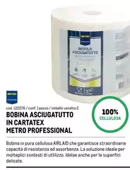 Pura - Metro Professional - Bobina Asciugatutto In Cartatex Pura - Metro Professional - Bobina Asciugatutto In Cartatex