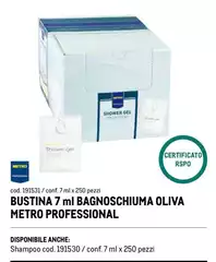 Bagnoschiuma - Bustina 7 Ml Olive Bagnoschiuma - Bustina 7 Ml Olive