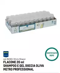 Metro Professional - Flamone 20 Ml Shampoo E Gel Doccia Oliva Metro Professional - Flamone 20 Ml Shampoo E Gel Doccia Oliva