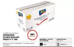 Aro - Asciugamani In Carta Riciclata Piegati A*C Aro - Asciugamani In Carta Riciclata Piegati A*C