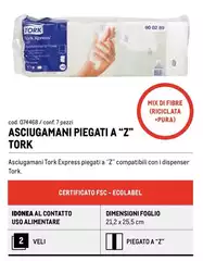 Soft - Tork - Asciugamani Piegati A "Z" Soft - Tork - Asciugamani Piegati A "Z"