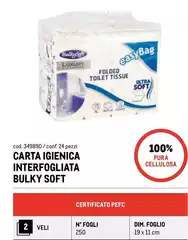 Soft - Bulky  - Carta Igienica Interfogliata Soft - Bulky  - Carta Igienica Interfogliata
