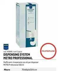 Dispensing System Metro Professional Dispensing System Metro Professional