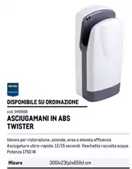 Metered - Asciugamani In Abs Twister Metered - Asciugamani In Abs Twister