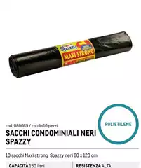Strong - Spazzy - Sacchi Condominali Neri Strong - Spazzy - Sacchi Condominali Neri