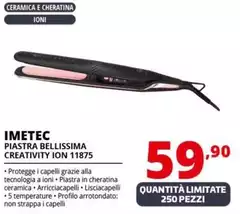 Imetec - Piastra Bellissima Creativity Ion 11875