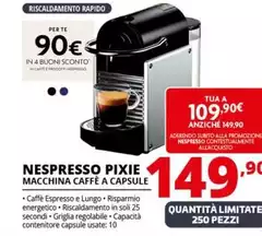 Krups - Nespresso Pixie Automatica Macchina Per Caffè A Capsule
