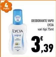 Lycia - Deodorante Vapo
