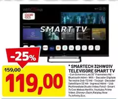 Smartech -  32HW01V Televisore Smart Tv