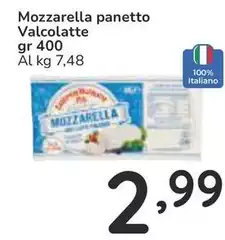 Caseificio valcolatte - Mozzarella Panetto