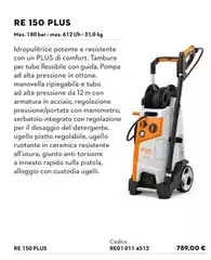 Re 150 Plus Re 150 Plus