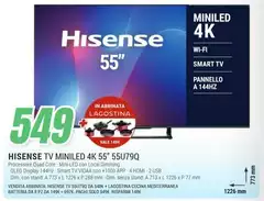 Hisense - Tv Miniled 4k 55" 55U79Q