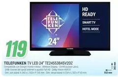 Telefunken - Tv Led 24" TE24553B45V2dz