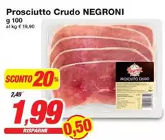 Negroni - Prosciutto Crudo