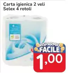 Selex - Carta Igienica 2 Veli
