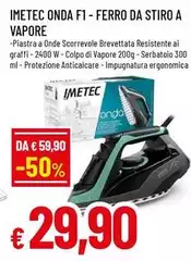 Imetec - Onda F1- Ferro Da Stiro A Vapore