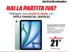 Apple - Ipad Air M3 13" Wi-fi