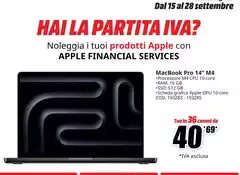 Apple - Macbook Pro 14" M4