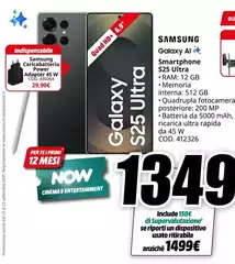Samsung - Galaxy Ai Smartphone S25 Ultra