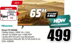 Hisense - Smart Tv 65a6q