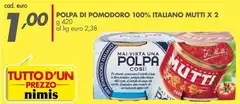 Mutti - Polpa Di Pomodoro 100% Italiano