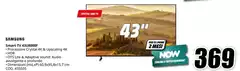 Samsung - Smart Tv 43u8000f