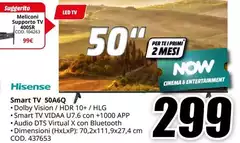 Hisense - Smart Tv 50A6Q
